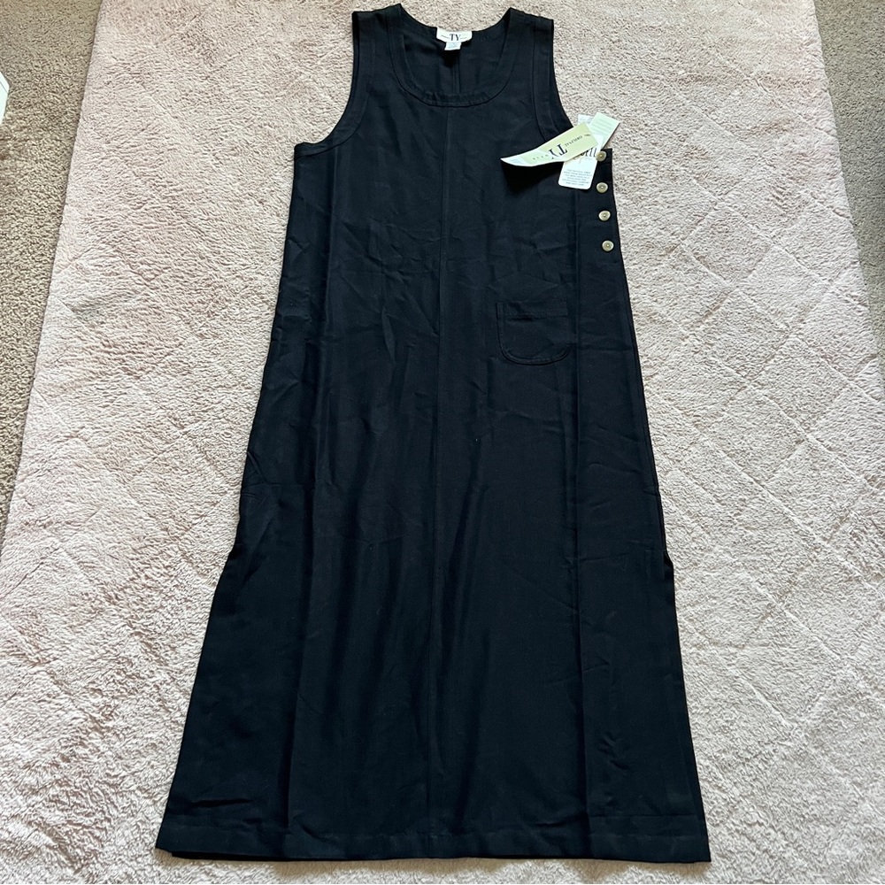 NWT VTG Deadstock Original TY Wear Maxi Dress Y2K Artsy Minimalist Size 10